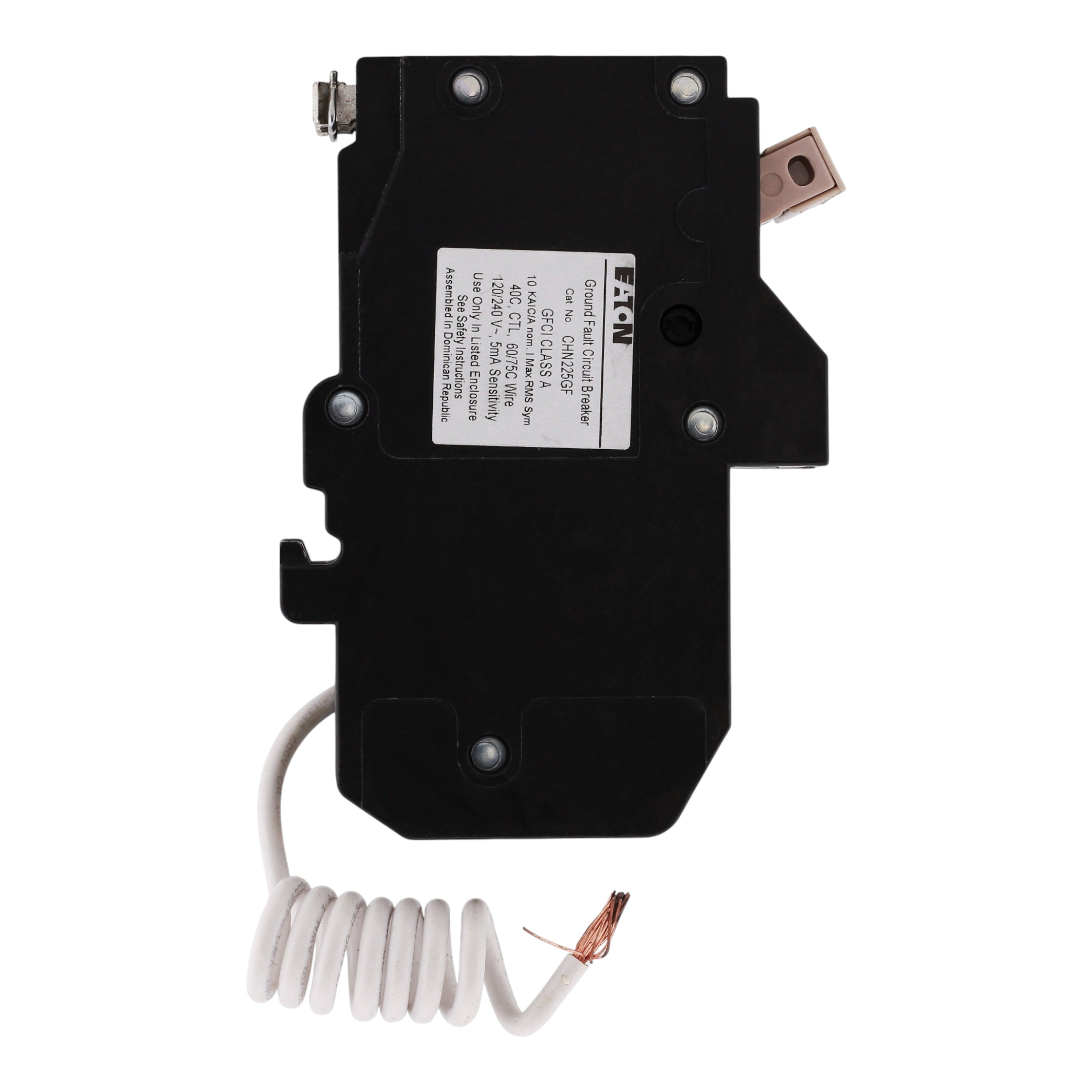 Eaton CH CHN225GF 25A 2P 120/240V GFCI 5mA Plug-In Circuit Breaker - Image 5