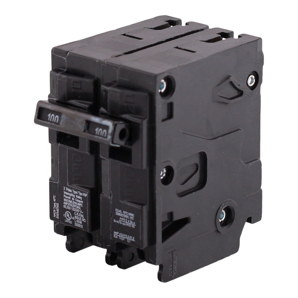 Siemens QP, Q2100HH, 100A, 2P, 120/240V, 65kAIC, Thermal Magnetic, Circuit Breaker - Image 2