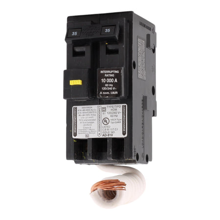 Square D HOM235GFI, 35A, 120/240V, 2-Pole GFCI Circuit Breaker, Plug-In, for Homeline Load Centers - Image 3