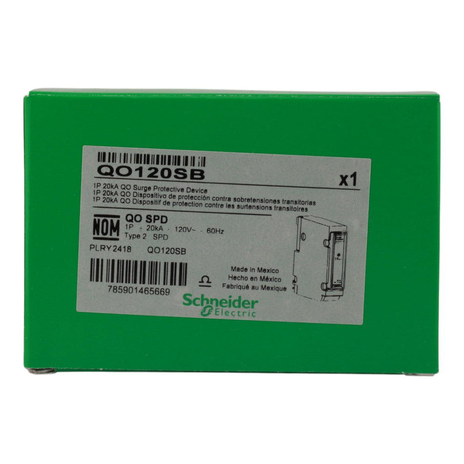 Square D QO120SB 30kA 120V 1P Surge Protective Device SPD - Image 2