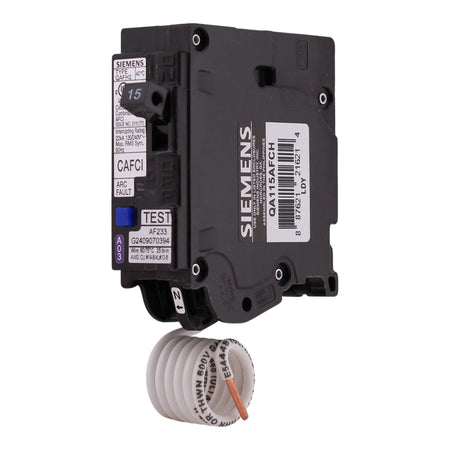 Siemens QAFH2, QA115AFCH, 15A, 1P, 120V, CAFCI, Pigtail Neutral, Circuit Breaker - Image 5