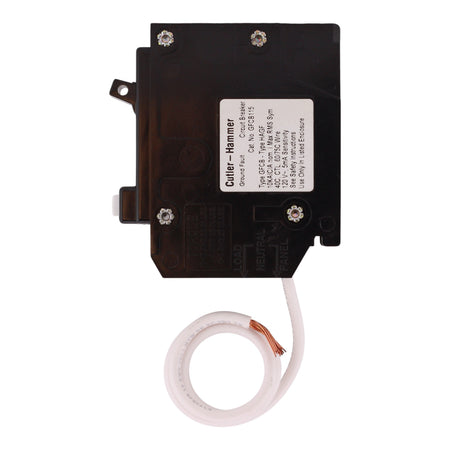 Eaton BR GFCB115 15A 1P 120V GFCI Pigtail Neutral Circuit Breaker - Image 7