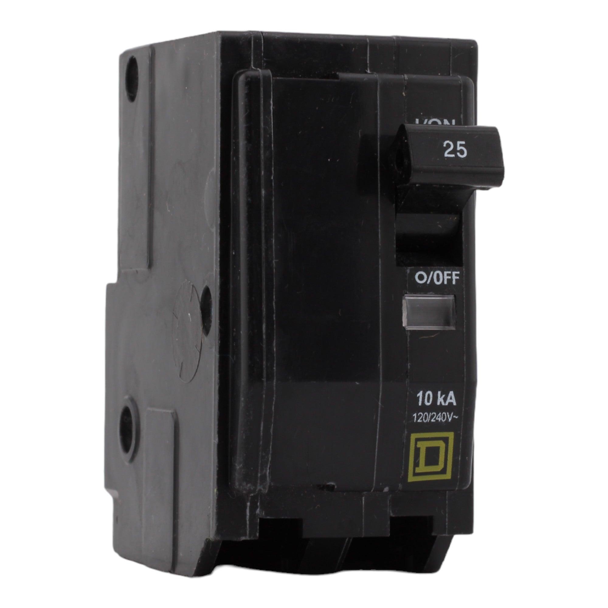 Square D QO225 25 Amps 120/240 Volts Double Pole Thermal Magnetic Circuit Breaker for QO Load Centers