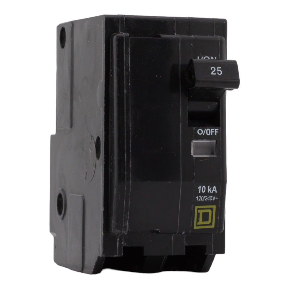 Square D QO225 25 Amps 120/240 Volts Double Pole Thermal Magnetic Circuit Breaker for QO Load Centers
