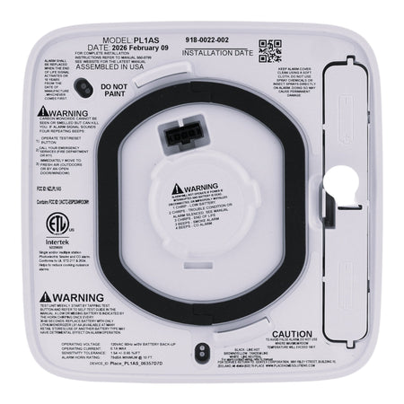PLACE Any Space, PL1AS, Smart Smoke & CO Detector, Hardwired, Battery Backup, Wi-Fi - Image 6