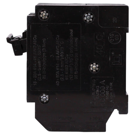 Square D Homeline, HOMT220220, 20A, 4P, 120/240V, Quad Tandem, Plug-In, Circuit Breaker - Image 5