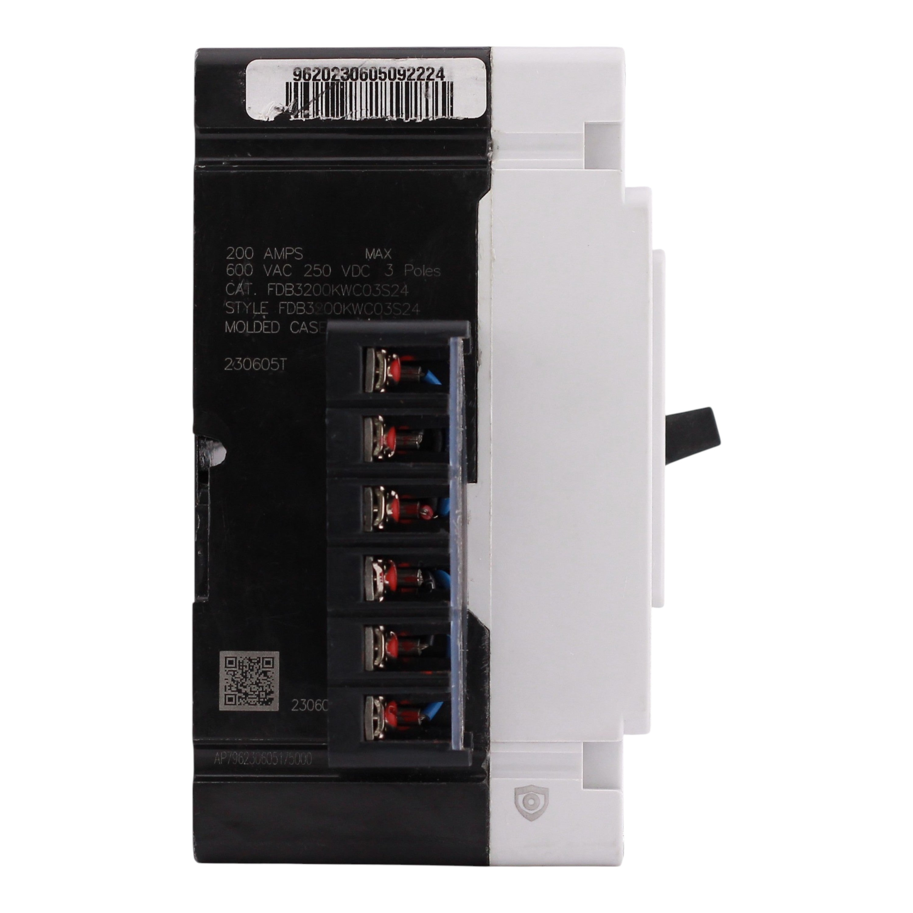 Eaton Series C, FDB3200KWC03S24, F-Frame, 200A, 3P, 600VAC/250VDC, Molded Case Switch, with Auxiliary Switch & Shunt Trip - Image 7