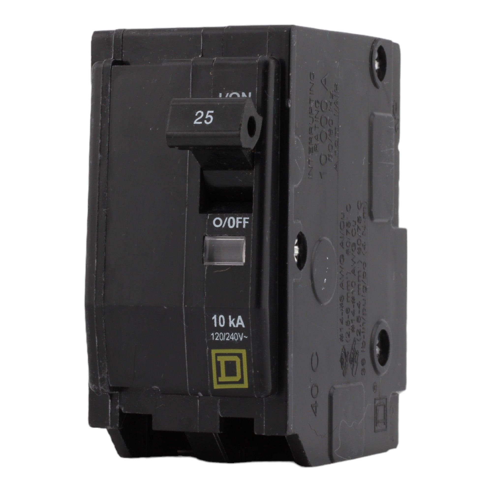 Square D QO225 25 Amps 120/240 Volts Double Pole Thermal Magnetic Circuit Breaker for QO Load Centers - Image 3
