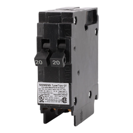 Siemens Q2020 Tandem 20/20A 1P 120V 10kA Circuit Breaker - Image 3