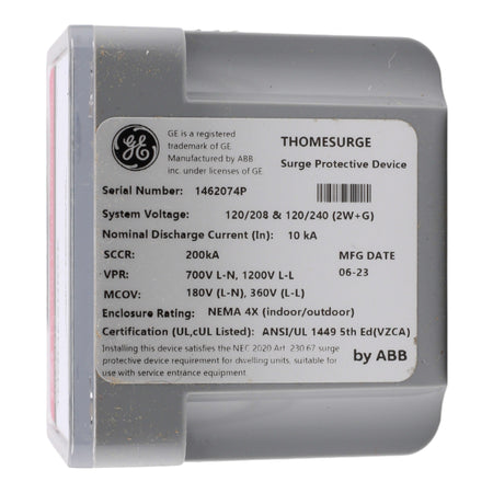GE/ABB THOMESURGE 36kA 120/240V SPD Surge Protector - Image 8