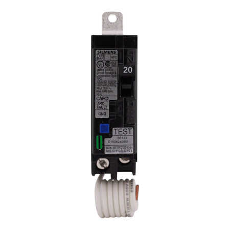 Siemens BA, BA120AFC, 20A, 1P, 120V, AFCI, Pigtail Neutral, Circuit Breaker - Image 4
