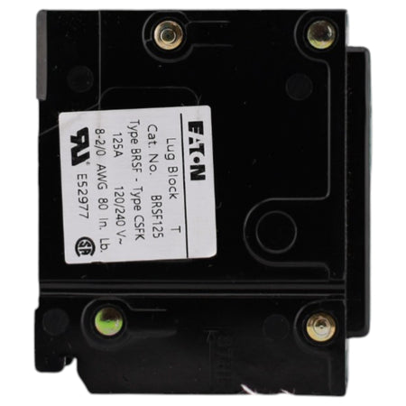 Eaton BR, BRSF125, 125A, 2P, 240V, Main and Sub-Feed Lug Block, Type BR Loadcenter Accessory - Image 5