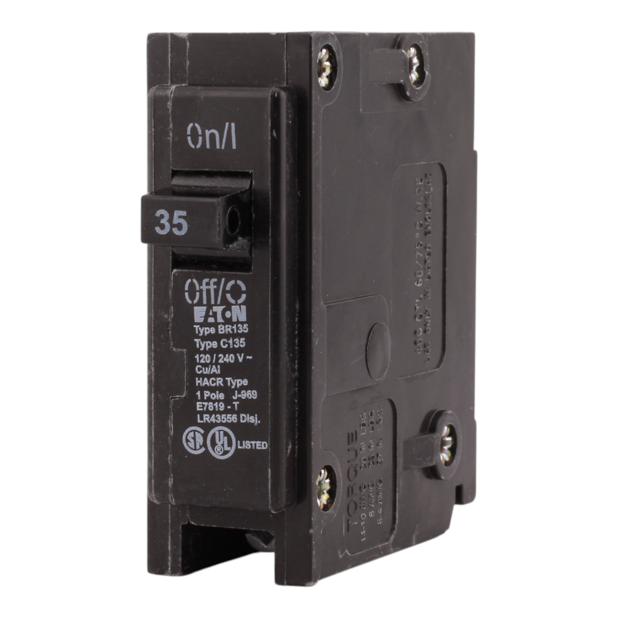 Eaton BR BR135 35A 1P 120/240V Circuit Breaker - Image 6