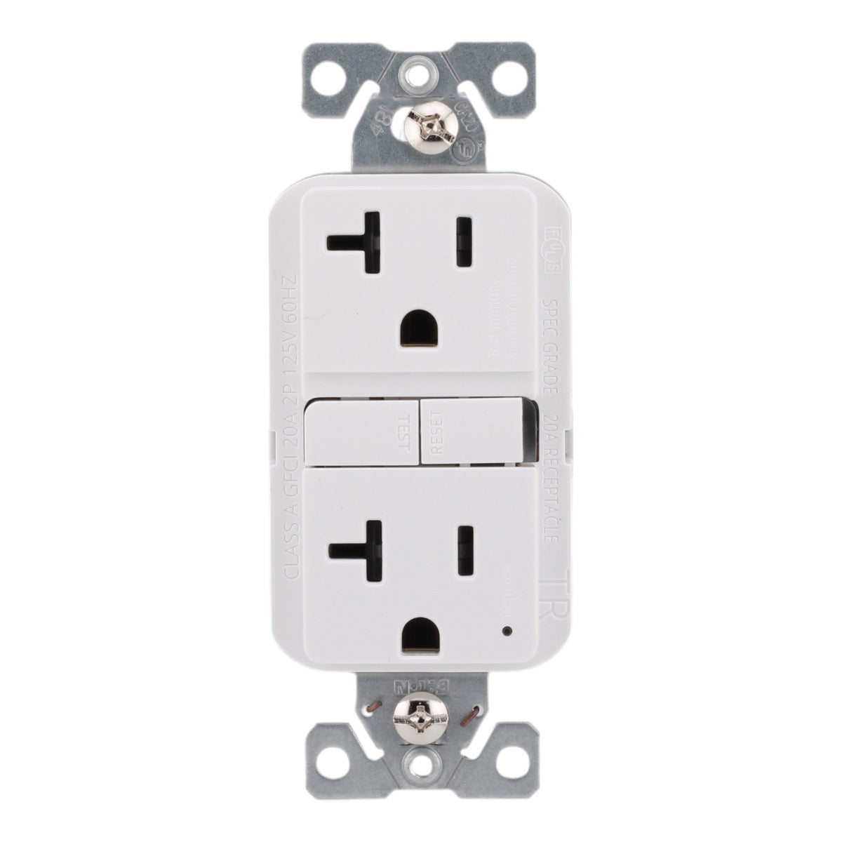 Eaton TRGF20W 20A 125V Slim GFCI Receptacle White
