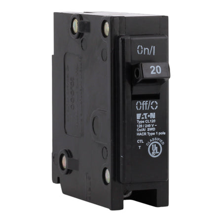 Eaton Classified CL120 20A 1P 120/240V Thermal Magnetic Circuit Breaker - Image 3