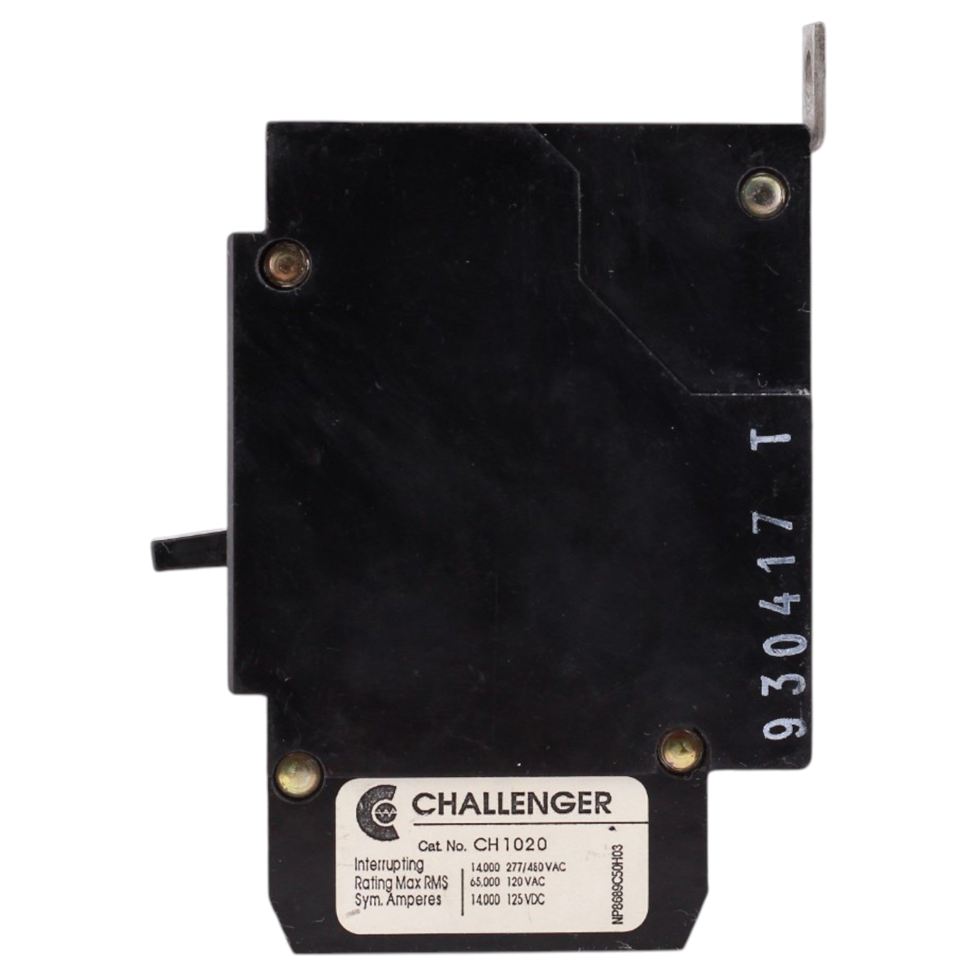 Challenger CH, CH1020, 20A, 1P, 277V, Bolt-On, Circuit Breaker - Image 6