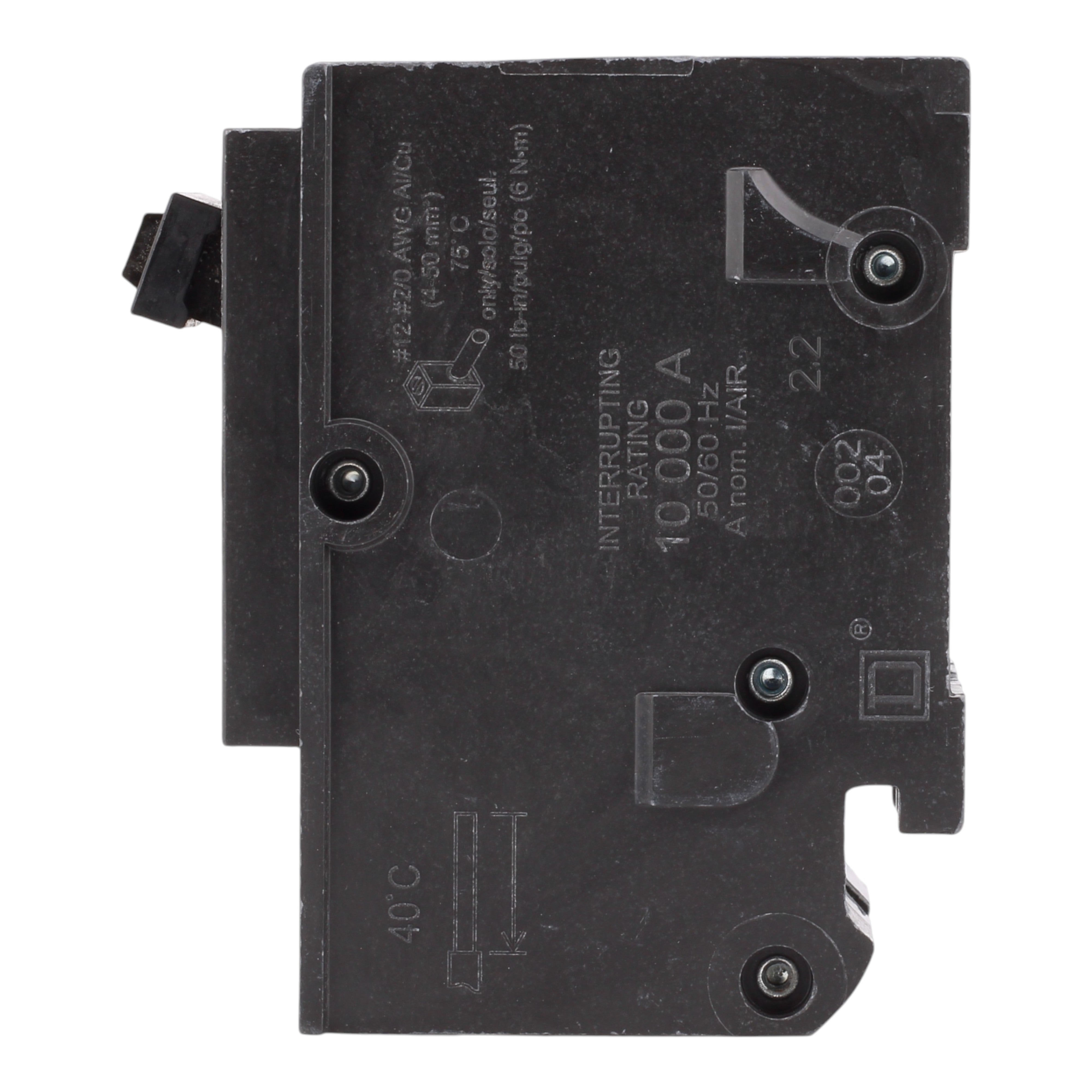 Square D Homeline HOM290 90A 2P 120/240V Standard Plug-In Circuit Breaker - Image 9