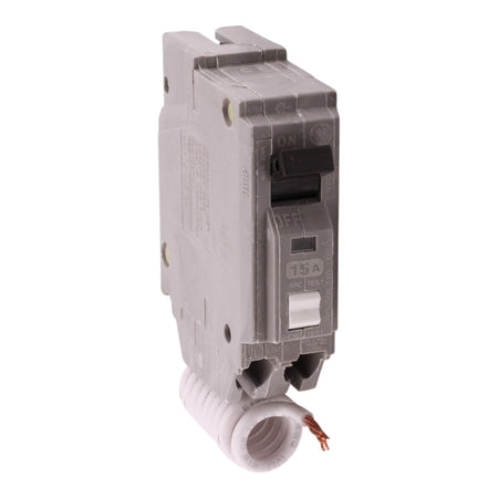 GE Q-Line THQL1115AF 15A 1P 120V AFCI Pigtail Neutral Circuit Breaker