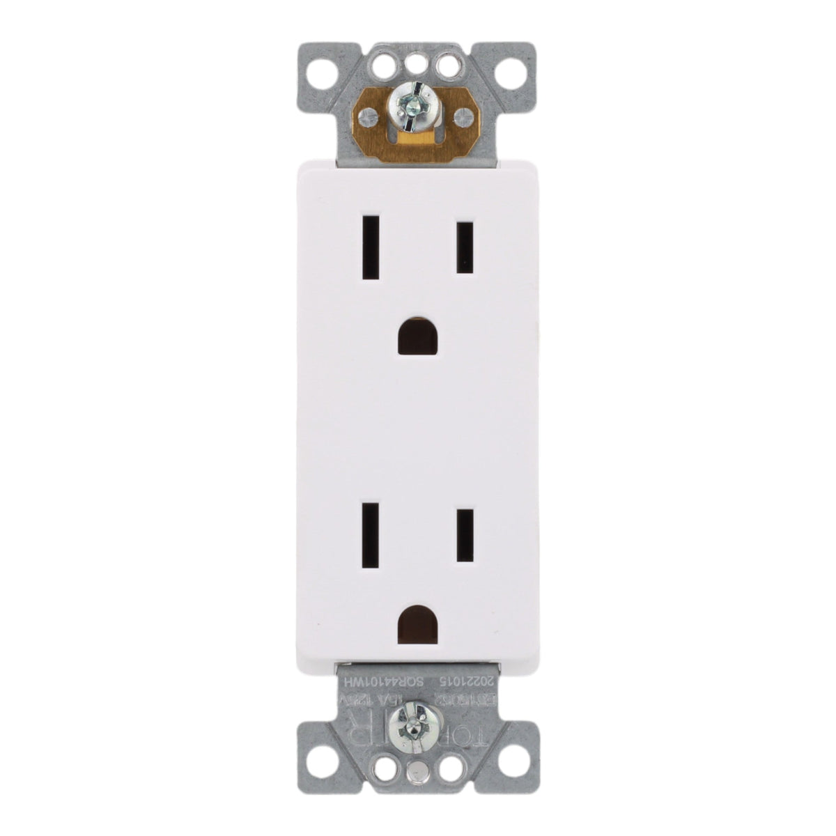 30-PACK Square D SQR44103WH X Series 15A 125V Tamper Resistant Duplex Outlet, Matte White Finish - Image 2