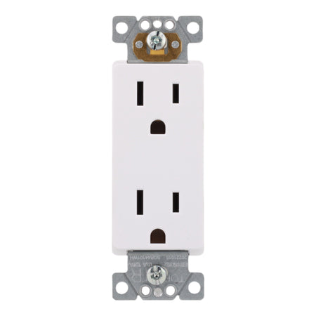 30-PACK Square D SQR44103WH X Series 15A 125V Tamper Resistant Duplex Outlet, Matte White Finish - Image 2