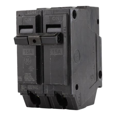 GE THQL2115 15A 2P 120/240V Q-Line Plug-In Circuit Breaker - Image 6