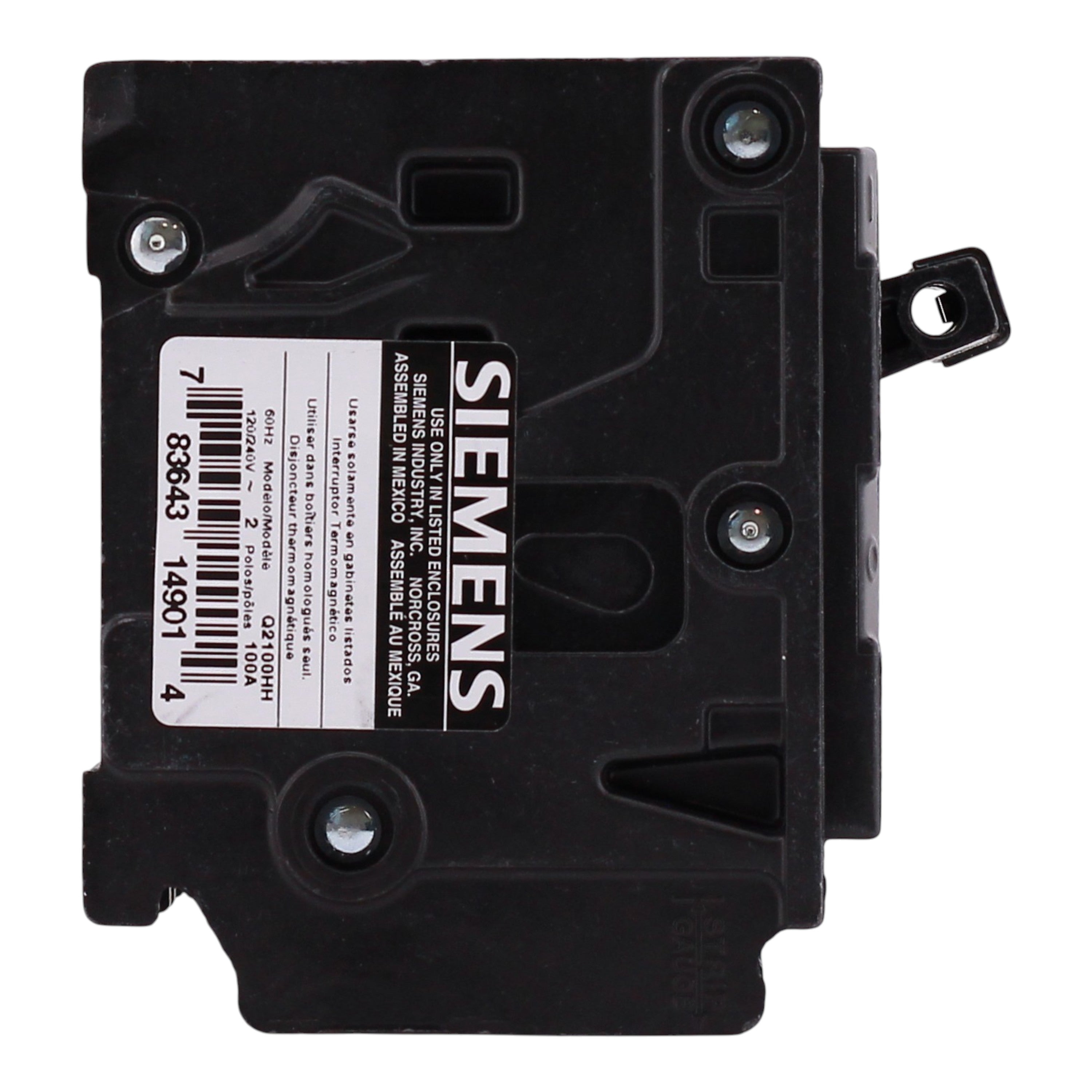 Siemens QP, Q2100HH, 100A, 2P, 120/240V, 65kAIC, Thermal Magnetic, Circuit Breaker - Image 6