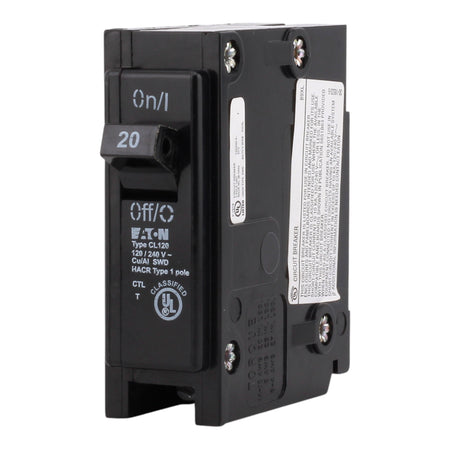 Eaton Classified CL120 20A 1P 120/240V Thermal Magnetic Circuit Breaker - Image 4