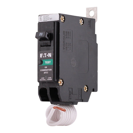 Eaton QB1020CAF 20 Amps 120 Volts Single Pole AFCI Circuit Breaker Bolt-On Cable-In/Out - Image 2
