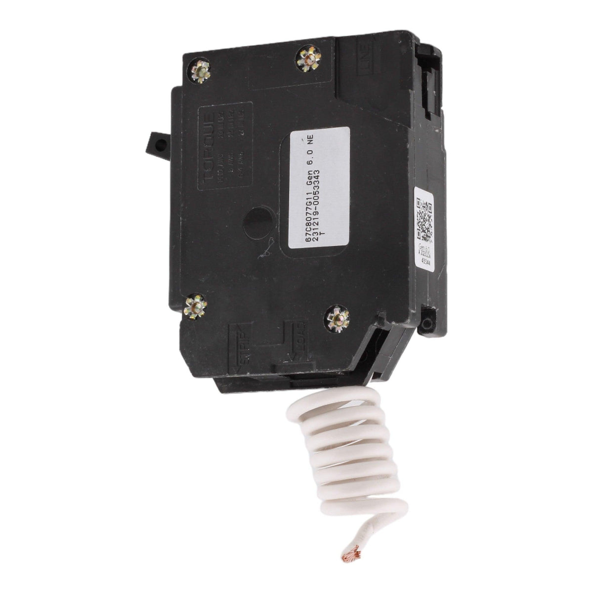 Eaton BR BRN115DF 15A 1P 120V AFCI/GFCI Pigtail Neutral Circuit Breaker - Image 5