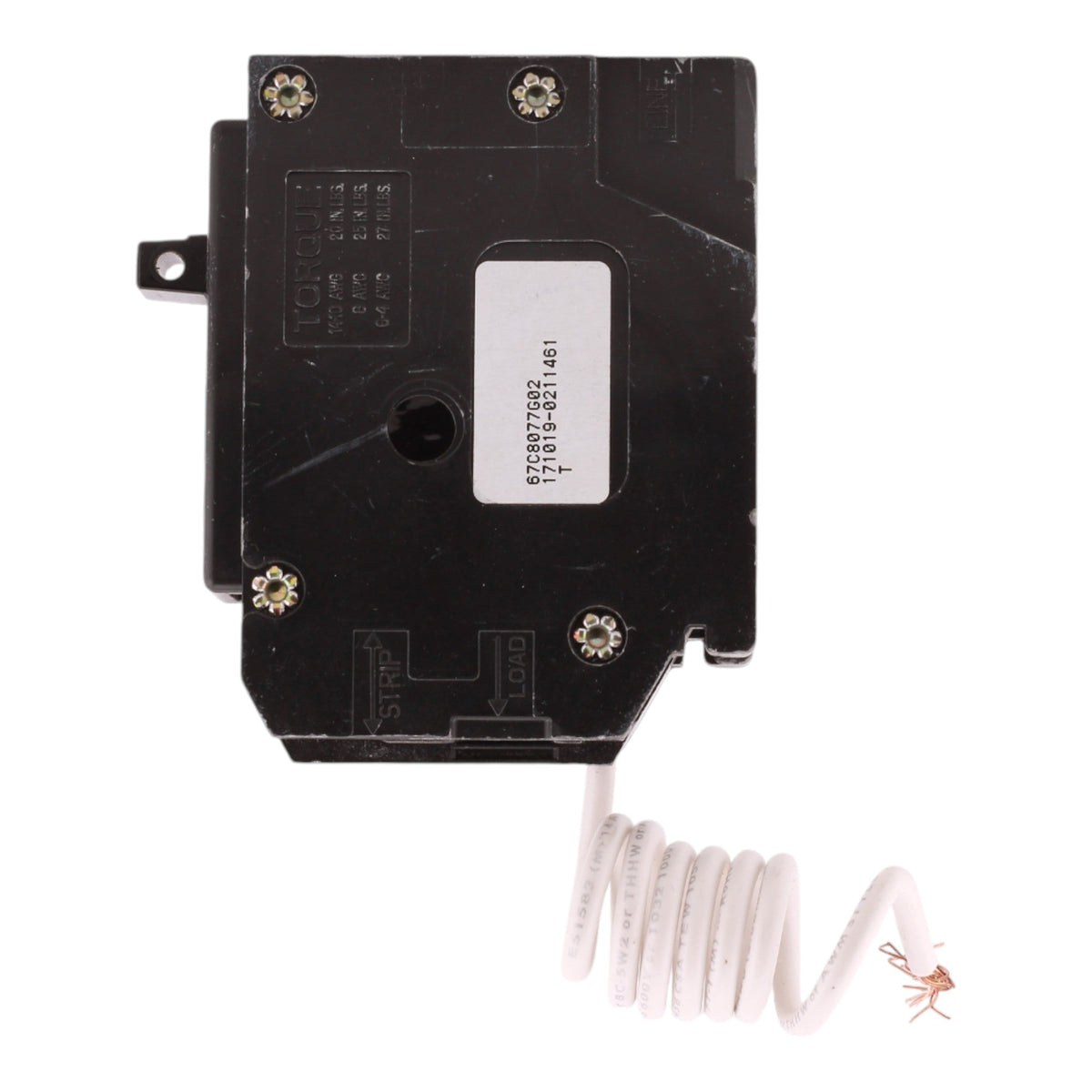 Eaton BR BRAFGF120 20A 1P 120V AFCI/GFCI Pigtail Neutral Circuit Breaker - Image 4