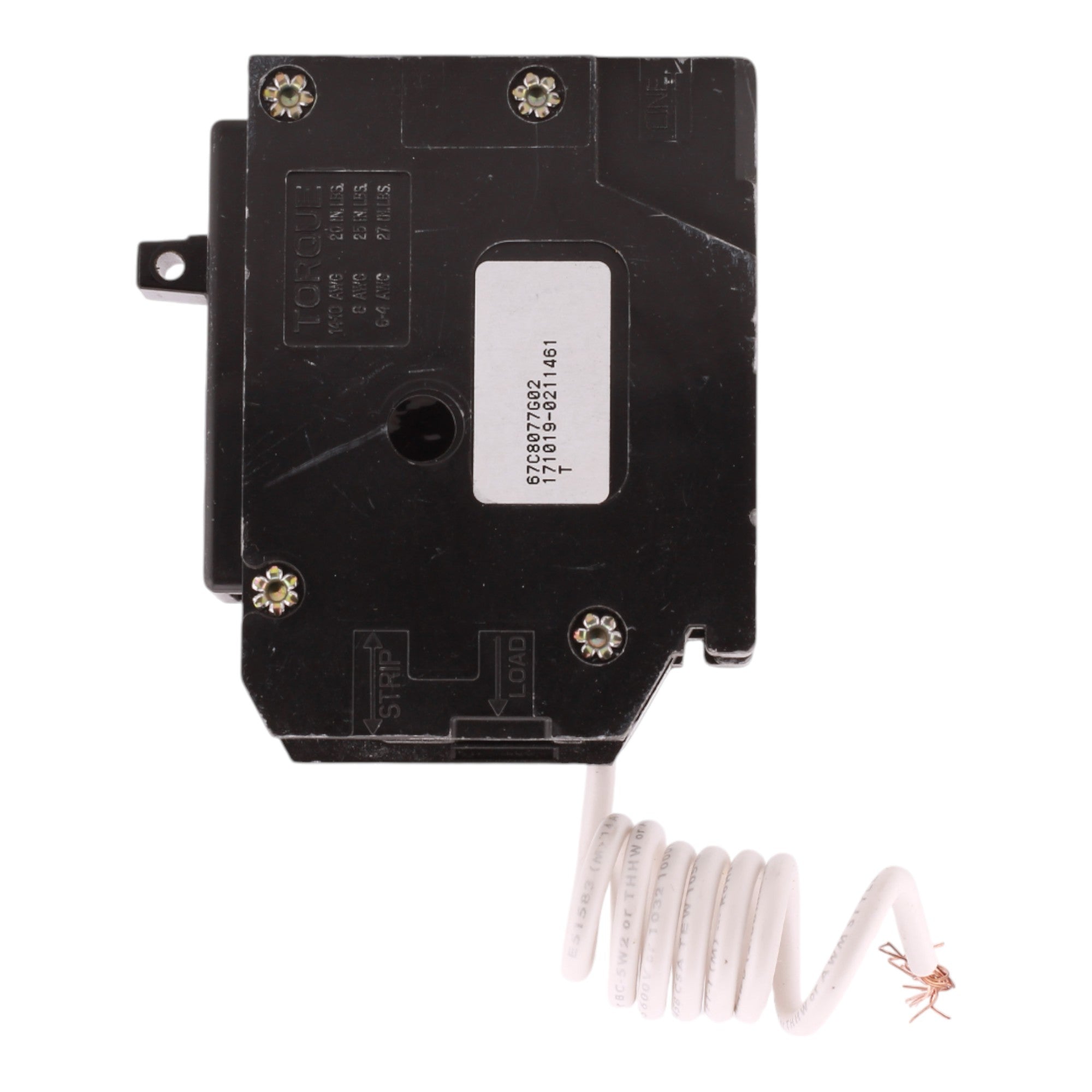 Eaton BR BRAFGF120 20A 1P 120V AFCI/GFCI Pigtail Neutral Circuit Breaker - Image 4