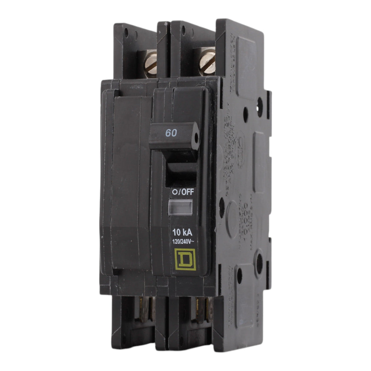 Square D QOUQ260RP 60 Amps 120/240 Volts Two Pole Standard Circuit Breaker Unit Mount - Image 3