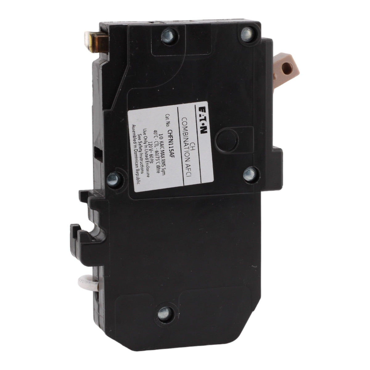 Eaton CHFN115AF 15 Amp Single Pole 120V Pigtail-Neutral AFCI Arc Fault Circuit Breaker UL - Image 5