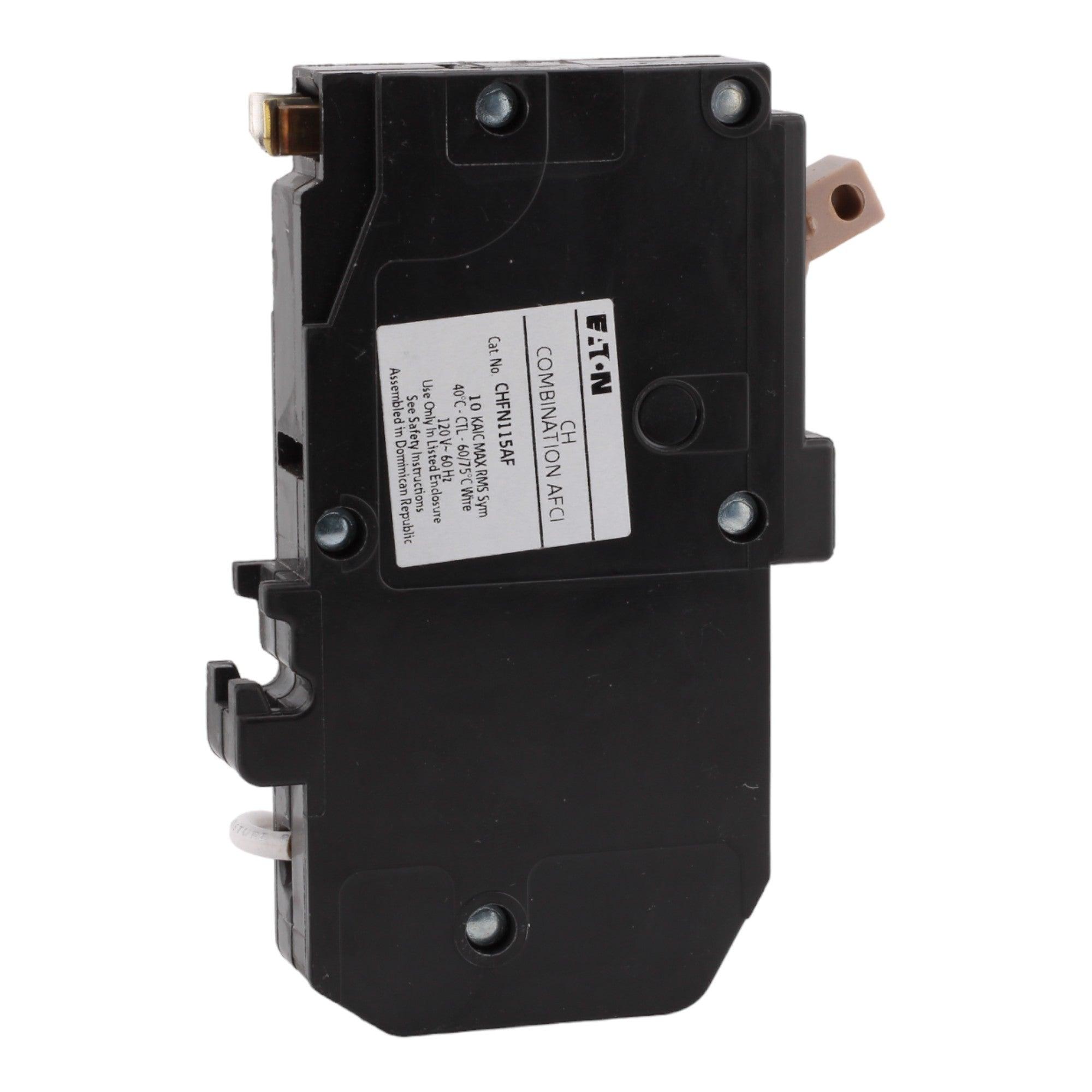 Eaton CHFN115AF 15 Amp Single Pole 120V Pigtail-Neutral AFCI Arc Fault Circuit Breaker UL - Image 5