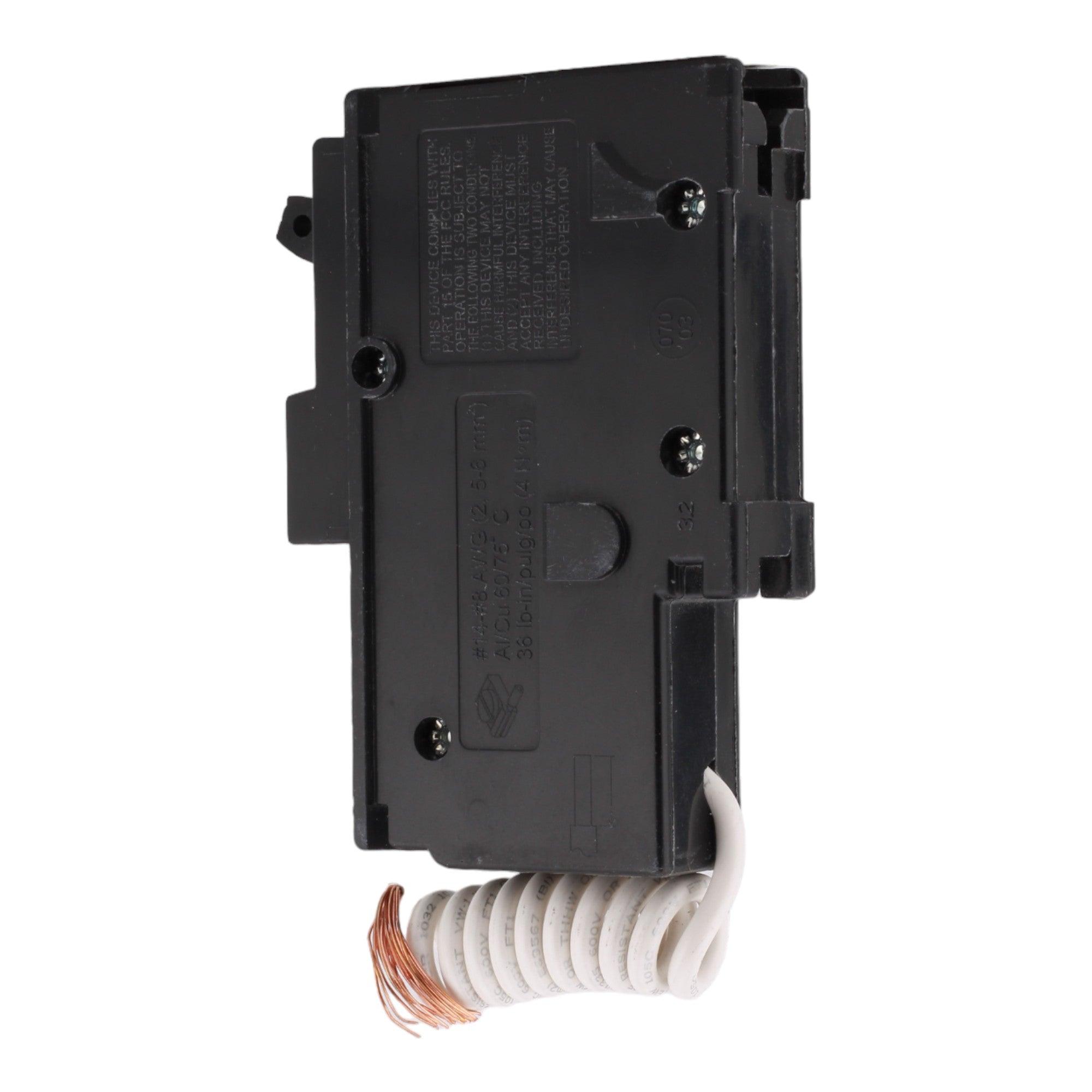 Square D HOM120GFI 20 Amp Single Pole 120V Pigtail-Neutral GFCI Ground Fault Circuit Breaker UL - Image 4