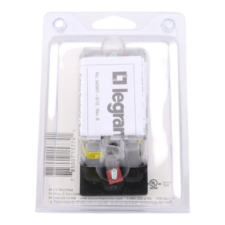 Legrand LS603PWV 600W 3-Way Preset Slide Dimmer White - Image 3