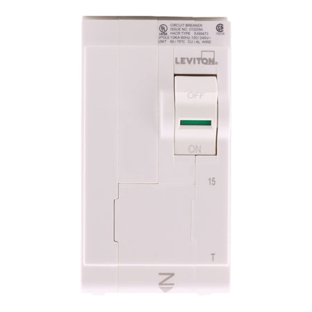 Leviton LB215-T 15A 2P 120/240V Thermal Magnetic Plug-On Neutral Circuit Breaker - Image 2