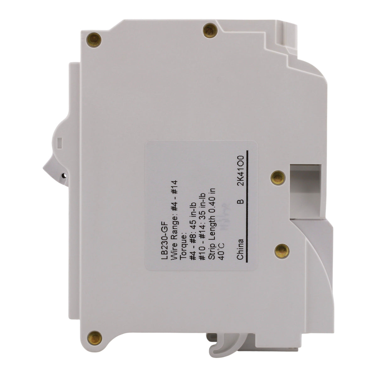 Leviton LB230-GF 30A 2P 120/240V GFCI Plug-On Neutral Circuit Breaker - Image 6