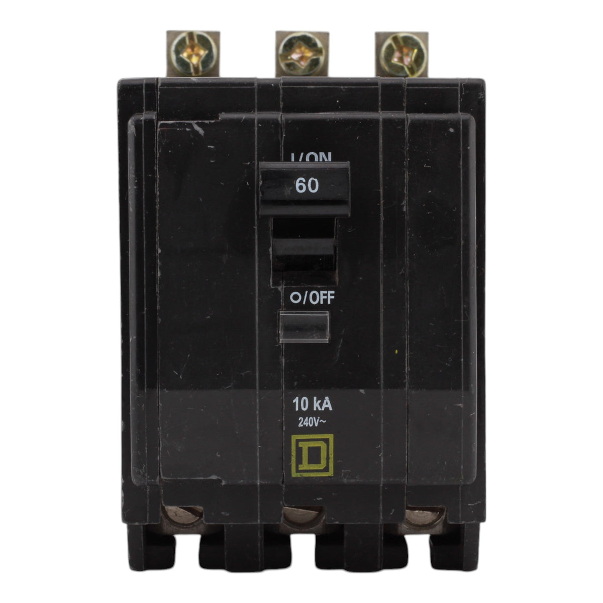 Square D QOB360, 60A, 120/240V, 3-Pole, Bolt-On Circuit Breaker, Standard Trip, 10kA Interrupt Rating, for Square D Load Centers - Image 2