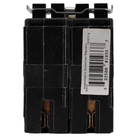 Eaton BR, BR415, (2) 15A, 4P, 120/240V, Quadplex, Non-CTL, Plug-On, Circuit Breaker - Image 6