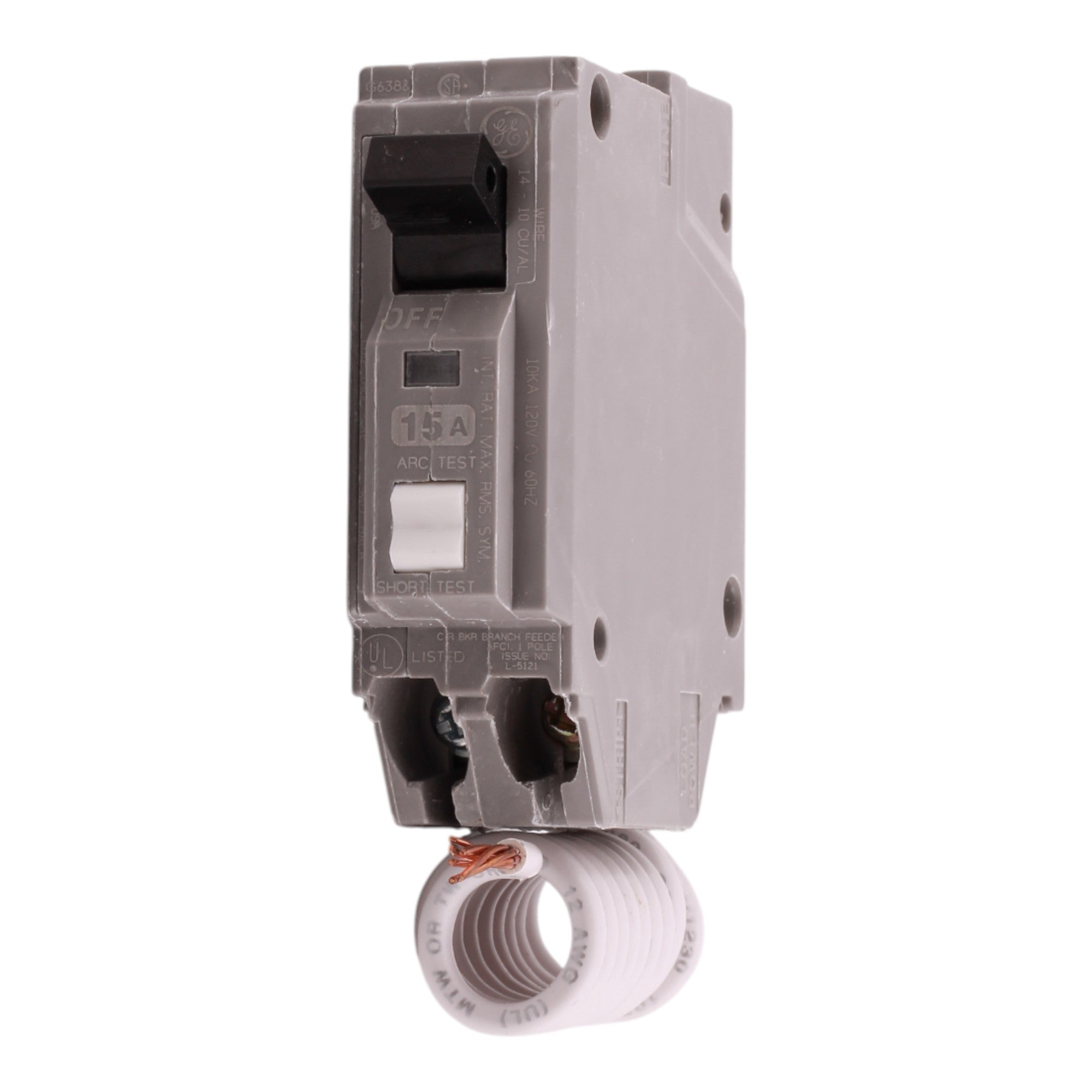 GE Q-Line THQL1115AF 15A 1P 120V AFCI Pigtail Neutral Circuit Breaker - Image 11