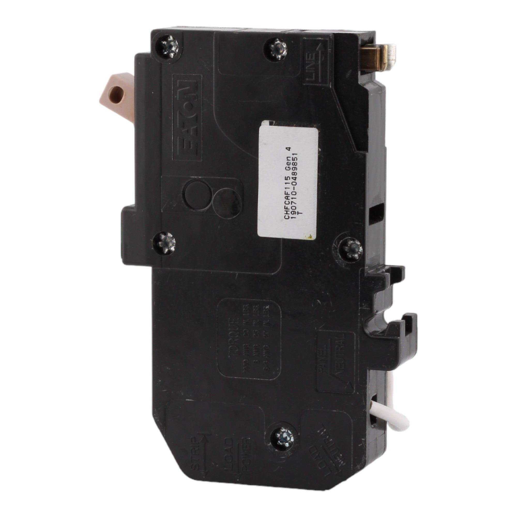 Eaton CHFCAF115 15 Amp Single Pole 120V Pigtail-Neutral AFCI Arc Fault Circuit Breaker UL - Image 4