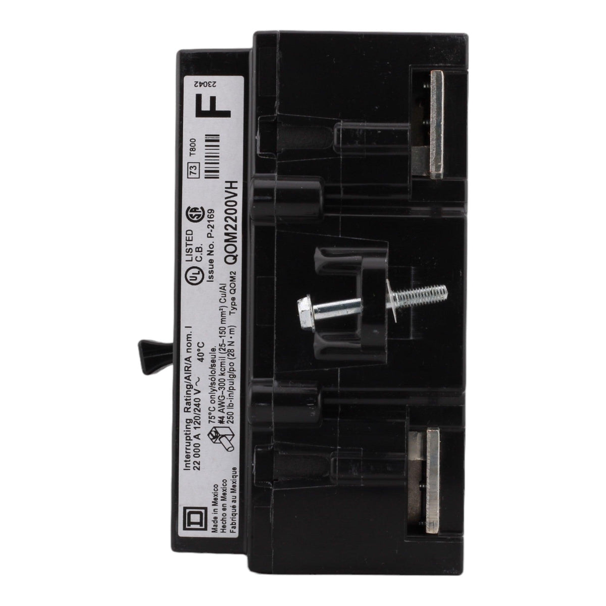 Square D QOM2200VH 200A 2P 120/240V Main Circuit Breaker - Image 4