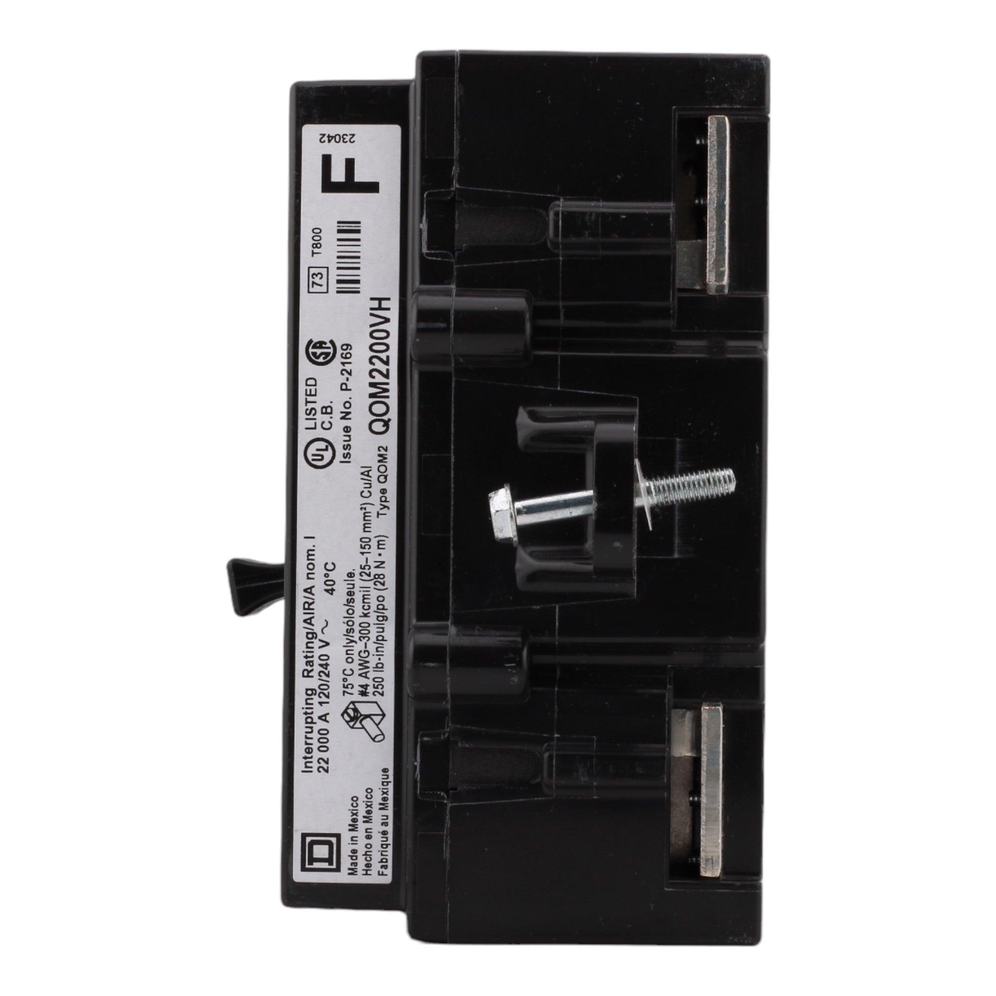 Square D QOM2200VH 200A 2P 120/240V Main Circuit Breaker - Image 4
