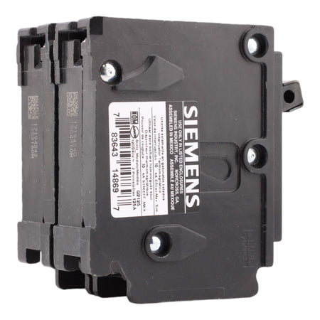 Siemens Q2125 125 Amp Double Pole 240V Plug-In Standard Trip Circuit Breaker UL - Image 5