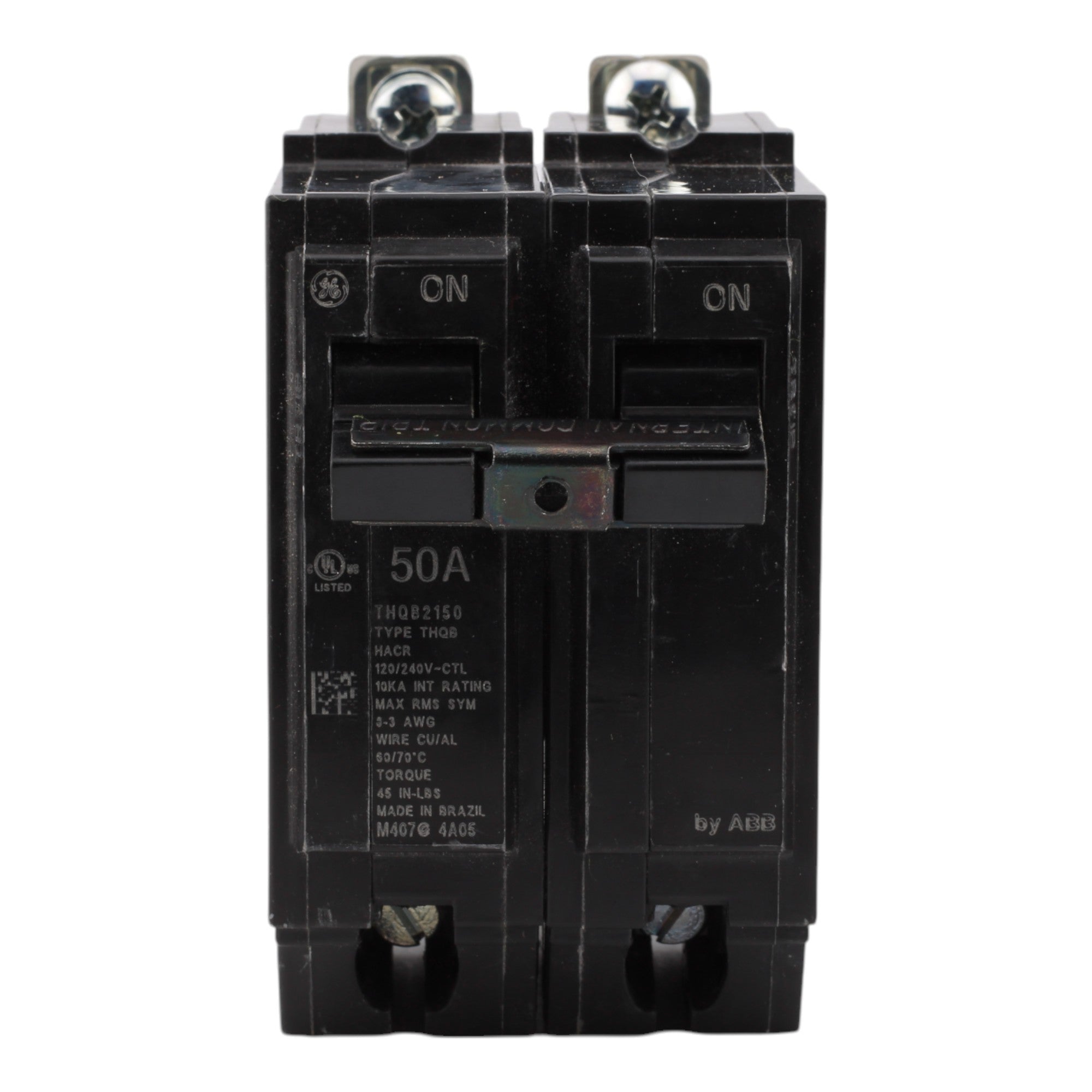 GE THQB2150 50A 2P 120/240V Q-Line Bolt-On Circuit Breaker - Image 2