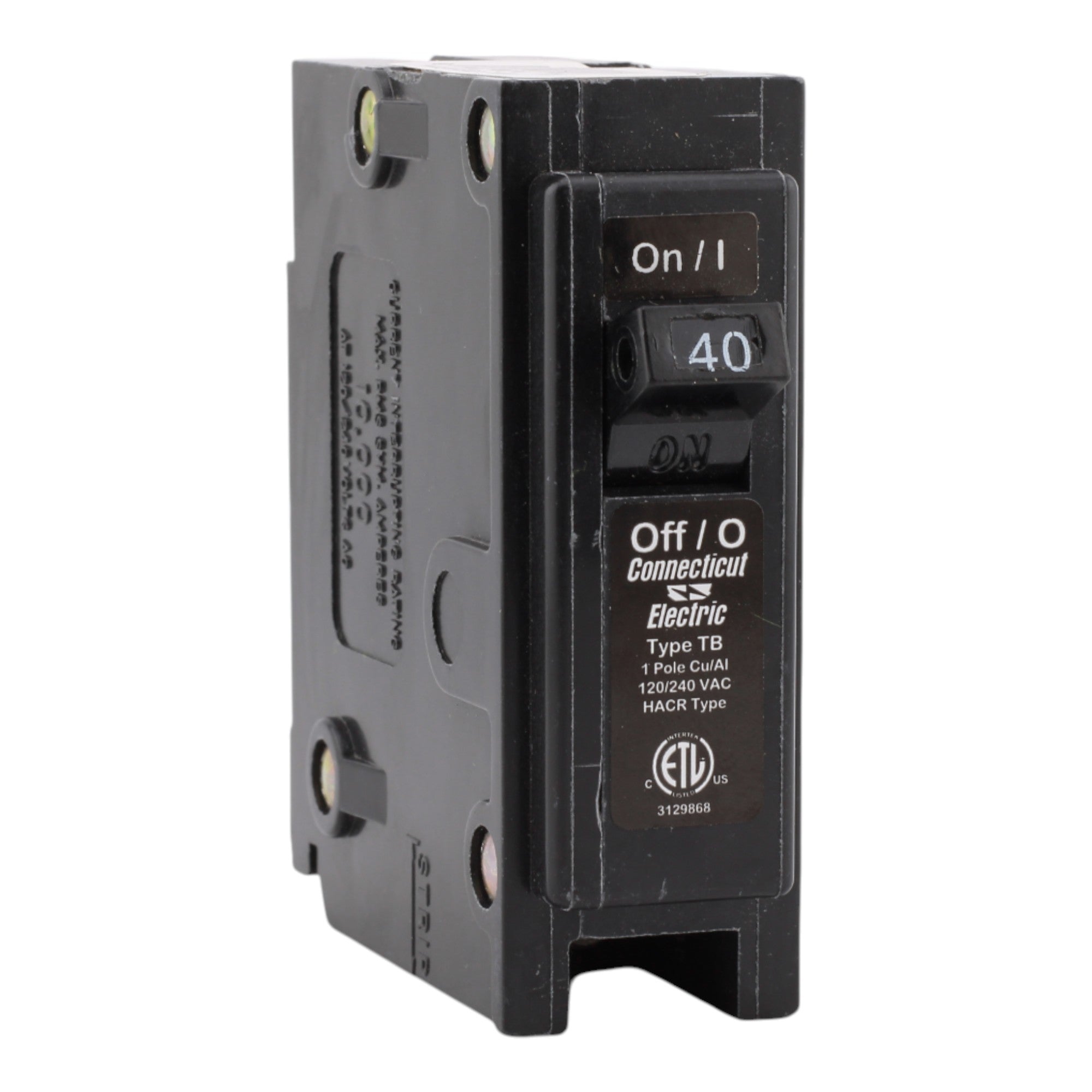 Connecticut Electric UBITB140 40A 1P 240V Molded Case Breaker