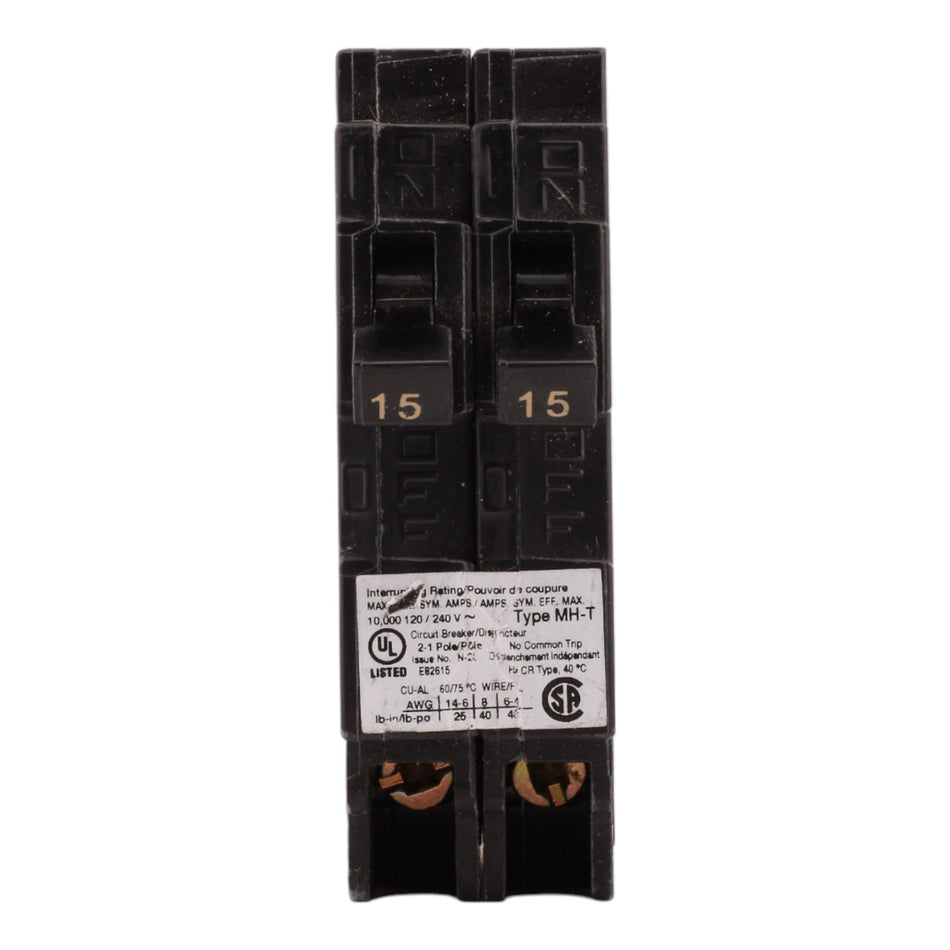 Murray MP1515N 15A-15A 1P 240V Duplex Circuit Breaker - Image 2