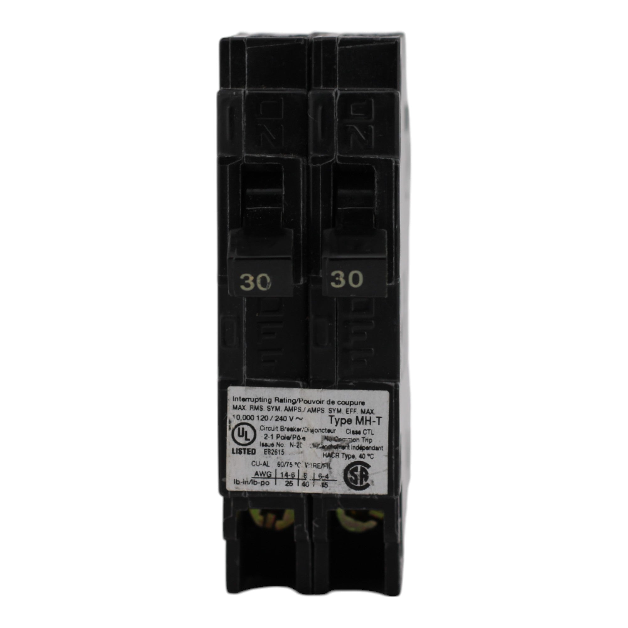 Murray MP3030 30A 1P 120V Duplex Circuit Breaker - Image 2