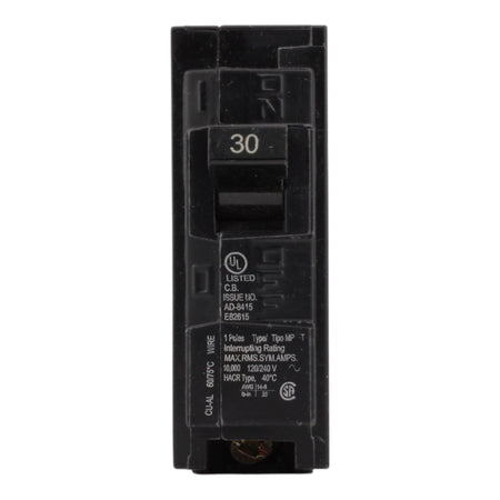 Murray MP130 30A 120V 1-Pole Miniature Thermal Magnetic Circuit Breaker, Compatible with Murray and Siemens Load Centers - Image 2